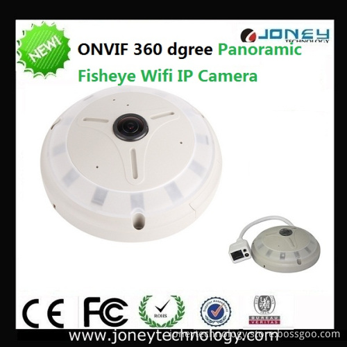 Onvif HD 1.3 Megapixel 360 Dgree Panoramic Fisheye WiFi IP Camera